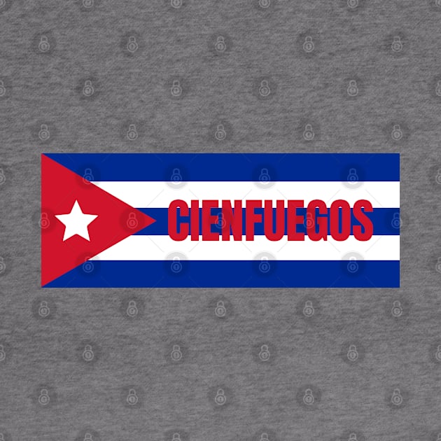 Cienfuegos City in Cuban Flag by aybe7elf